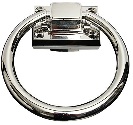 MASUNN Edelstahl-Klopfer Ziehgriff Zugringe glänzend Silber für Holztürstuhl