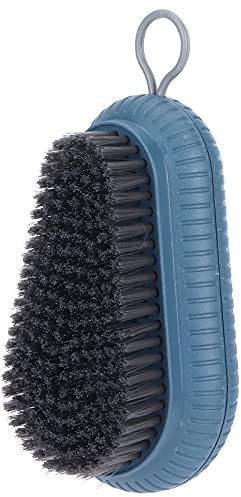 Cepillo de fregado Cepillo de fregado de agarre cómodo Lavandería Ropa Zapatos Bañera Cepillo suave Herramientas de limpieza del hogar Azul