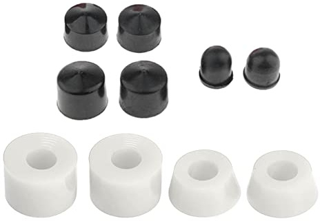 Colcolo 10 Piezas Skateboard Bujes Longboard Truck Bujes Skateboard WAPE Lavadoras de la Vaso para Los Camiones de Skate, Blanco