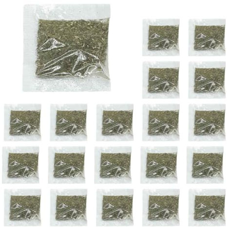 20 Packungen Premium Katzenminze, Natürliche Catnip Katzengras, Schonend Getrocknete Katzenminze, Katzenminze Getrocknet, Verwendet Als Snack Für Füllung Katzenspielzeug, 40g