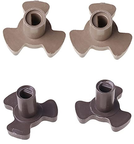 XINGLIDA 2 soportes de 14 mm para hornos de microondas con guía de rodillo, bandeja acopladora para horno microondas