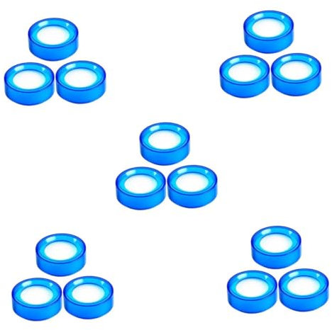 Kisangel 5 Sätze Geldzählende Handfeuchte Vorrichtung Schwamm Zählen Schwamm Für Den Umgang Mit Bargeld Befeuchter Für Den Umgang Mit Geld Runder Zählschwamm Plastik Blue 3 Stück * 5