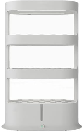 Torre idroponica, Torre idroponica con Telecomando, Sistema di Coltivazione idroponica a 4 Strati con Luce di Crescita, Kit di germinazione per Piante da Giardino di Erbe aromatiche da Inter