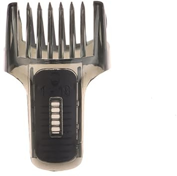 Peine profesional de 1 a 18 mm, ajustes rápidos para QG3330 3386 que ahorra tiempo, accesorio de cortapelos ABS