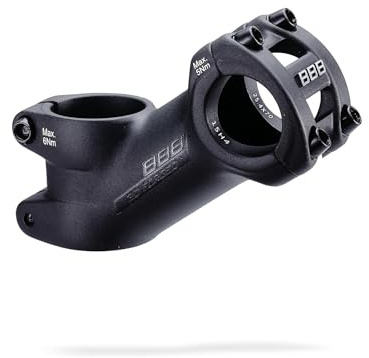 BBB Cycling Handlebar Stem HighRise | Ø 31,8 mm 35 Degree 110mm | MTB Mountainbike E-bike Urban Cycling | Aluminium Steel | BHS-25,Black