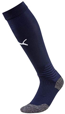 Puma - LIGA Socks - Chaussettes - Mixte - Bleu (Peacoat/Puma White) - FR: 31-34 (Taille Fabricant: 1)