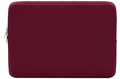 RAINYEAR 14 Pollici Manicotto del Computer Portatile Custodia Protettiva Morbida Compatibile con 15 Pollici Macbook Air M2 M3 M4, 14 Pollici Notebook Computer Ultrabook Chromebook, Rosso