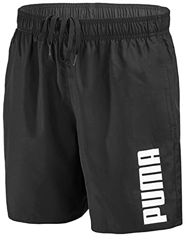 PUMA Herren Badehose Badeshorts Summer Deluxe Swim Shorts - New Black- Gr.XL