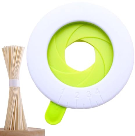 Générique Outil De Mesure De Spaghetti - Appareil De Mesure De Spaghetti Réglable,Mesureur De Portions De Pâtes pour 1 À 4 Portions, Outil De Cuisine pour Nouilles, Spaghettis