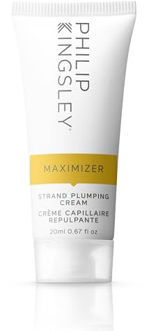 Philip Kingsley | Maximizer Strand Plumping Cream | Volume for Hair Smoothing | Volumizing for Fine Flat | Thin, Limp, Flyaway Hair Volumizer, Adds Body and Shine | 20ml