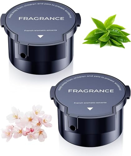 Valable pour YWK‑1 Recharge diffuseur auto – Élégance douce & fraîcheur apaisante – Jusqu’à 6 mois de fraîcheur – Compatible avec diffuseur auto Aroma