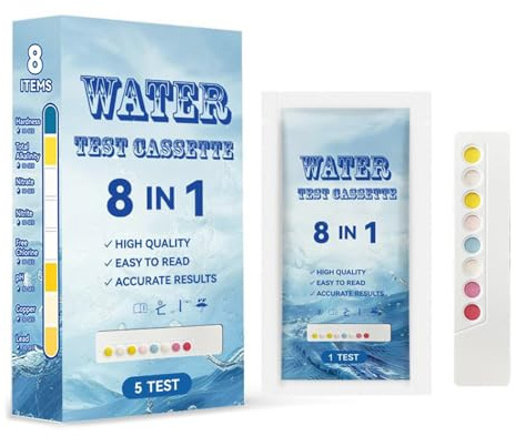 Tiras De Prueba Calidad Agua Portátil Para La Piscina Para Hogar Acuario Cloro Y Laboratorio Utilice Control Integral Monitoreo La Prueba Cloro Strips
