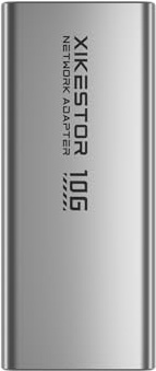 XikeStor Portable USB to 10 Gigabit Ethernet Converter | 10Gbps Type-C Network Card | 10G Solution for Laptops & Desktops | Compatible with Windows/Mac/Linux | Includes Dual Type-C Cable