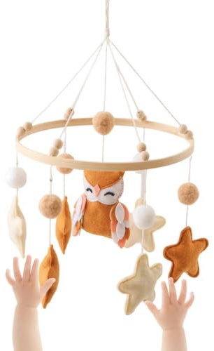 för spjälsängen Lugnande Sömnhjälp Tillbehör Med Stjärnor Och Fågeldesign | Babynest För Bebisflickors Lek, Vagga, Rum, Säng Och Tak