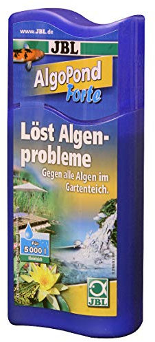 JBL Algo Pond Forte 27405 Wasseraufbereiter gegen alle Algen im Gartenteich, 250 ml