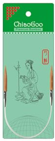 ChiaoGoo 9-Inch Bamboo Circular Knitting Needles, 2/2.75mm
