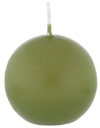 Kugelkerzen Scottish Grün, Ø 5 cm, 16 Stück, deutsche Markenkerzen in RAL Kerzen Güte Qualität