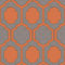 Retro Wallpaper - A.S. CréationPop Style 374793 37479-3 Paste The Wall Wallpaper | Grey, Orange | Bedroom, Living Room | Roll 10.05 x 0.53m = 5.33m²