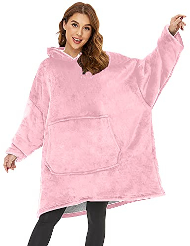 Batamanta Sherpa Sudadera Manta Mujer Suave Y Cálido Bata Manta Polar Hombre Invierno Manta Con Mangas Oversize Sudadera Con Capucha Para Adults Adolescentes