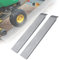 JOIEYOU Auffahrrampe 2 x 160cm Verladerampe Tragbar Verzinkter Stahl Verladeschiene Antirutsch Rampe Auffahrschiene Motorradrampe für PKW Motorrad Auto(160cm, Silber)