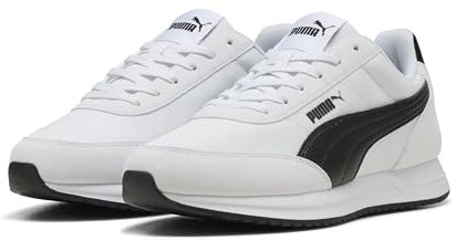 PUMA Unisex R78 LIGHTWIND Sneaker, White Black, 47 EU
