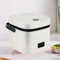 Japanese Rice Cooker Small for 1 People, Rice Cookers Electric Small Portable Multi Cooker Battery 1.2 Litre, Perfect For 1-2 Person To Cook Rice,White
