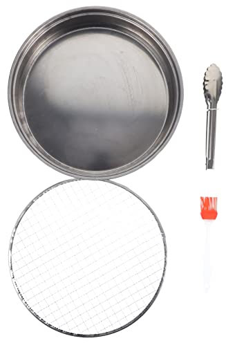 BESPORTBLE Mini Holzkohlegrill Mit Deckel Tragbarer Outdoor-Barbecue-Grill Aus Campinggrill Für Draußen Kompakter Grill Für Reisen Und