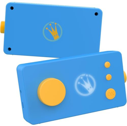 Conteuse d histoire Lunii Ma Fabrique à Histoires avec livres audio de 24 histoires interactives inclus Bleu