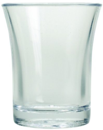 Econ Polystyrene Shot Glasses CE 0.9oz / 25ml - Case of 100 | Plastic Shot Glasses