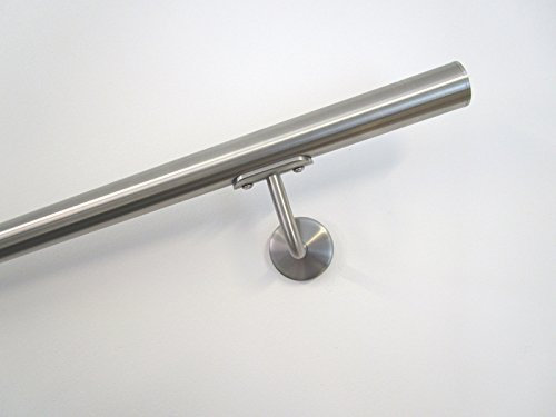 CORRIMANO IN ACCIAIO INOX AISI 304 Ø33.7MM BASIC COMPLETO DI ACCESSORI - 3000 mm.
