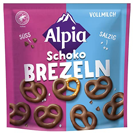 Alpia Schoko Brezeln Vollmilch, 140 g