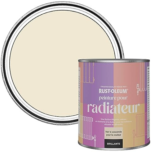 Rust-Oleum Beige Heat Resistant Radiator Paint in Gloss Finish - Quarry Lime 750ml