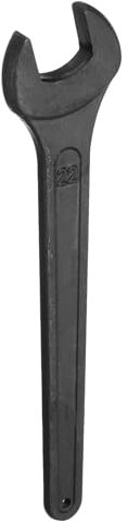 sourcing map Single Open Ended Spanner Wrench, 22mm, Thicken Carbon Steel Open End Wrench Tool for Automotive Repair and Furniture Assembly, Black