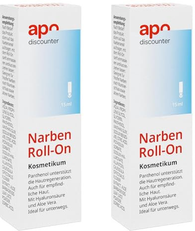 Narben Roll-On zur Narbenpflege von apodiscounter 2x15 ml
