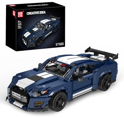 Mould King 10208 Car Model Building Kit, Classic Sports Car Model Toys MOC Bricks Collectible Building Blocks, Static Version 1,556 Pieces