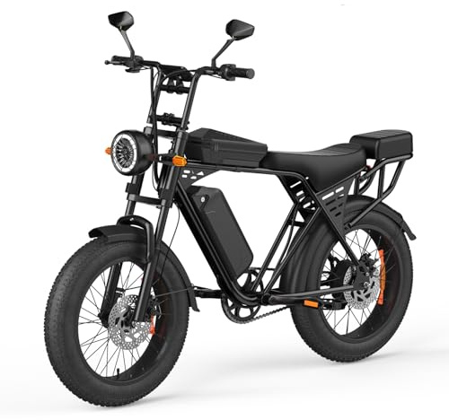 bfboyi Electric Mountain Fat Tire E Bike, 20 Electric 250W 48V 15AH Battery Electric Ebike, 25KM/H EBike For Adults, 80-100km Long Range Electric Bike For Adults, Cheap Adults Electric Bicycle