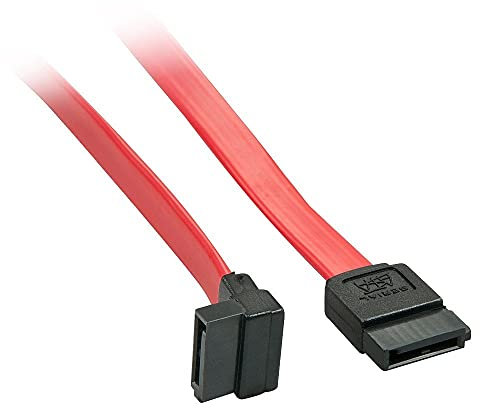 LINDY 33350 Internes SATA III Kabel, 1x 90° Stecker, 0,2m