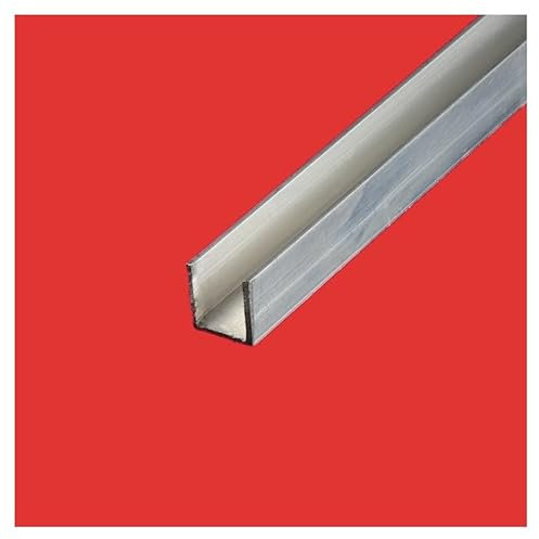 Commentfer - Profilé u aluminium 20x40 Epaisseur - 2 mm, Longueur - 2 metres