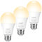 emotionlite E27 LED Lampe mit Dämmerungssensor, 9W (60W Äquivalent) LED Glühbirnen, Lichtsensor Glühbirne Ideal für Veranda, Terrasse, Garage, Flur, Keller, A60, 3000K, Warmweiß, 3 Stück