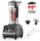 BioloMix Professional Smoothie Blender mit 2-Liter-BPA-freiem Krug, Smart Timer 2200 Watt Spitzenleistung für Smoothies gefrorene heiße Suppen (T5200+Zubehör +600 Schleiftopf)