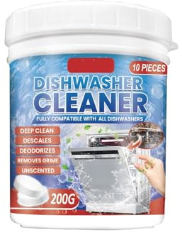 Pastiglie For La Pulizia Della Lavastoviglie Al Profumo Di Limone - Rimuovono Grasso, Odori E Calcare, Adatte A Tutte Le Lavastoviglie(2PCS)