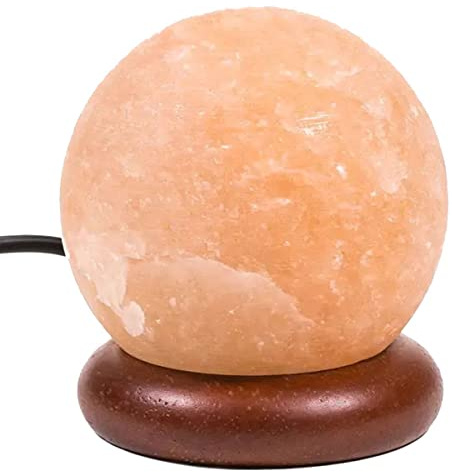 Himalaya mini saltlampa sfär orange – USB LED-ljus driven