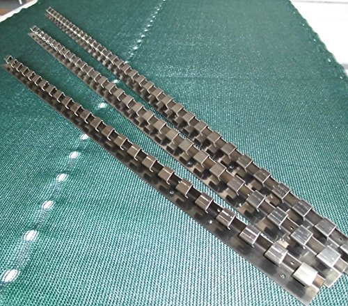 Jehaplast Hakenleiste für PVC Lamellenvorhang 3 Größen (ca. 1,00 m)