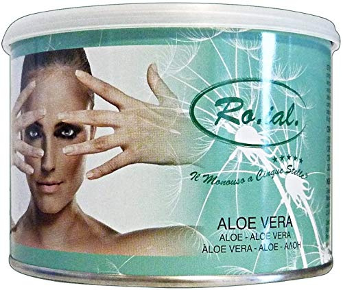 Set 24 ROIAL Cera Barattolo Aloe Vera 400 Ml. Cura del corpo
