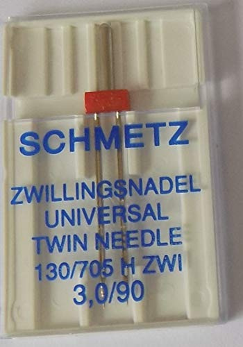 SCHMETZ Twin symaskinsnål 3.0/90 – enkel nål