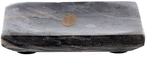 Holyart Piatto portacandela rettangolo Pietra Naturale 10x8 cm