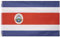 MUWO Flagge Nations Together 90 x 150 cm Nationalmanschaften, doppelseitige Gartenflagge, wetterfeste Fanflagge, Fußballflagge Polyester Länderfagge Deutschland mit Ösen (Costa Rica)
