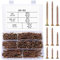 Set di 505 Viti per Legno Autofilettanti, Viti a Croce, Viti a Testa Piatta, Viti per Lamiere, Viti a Testa Piatta Croce in Ottone per Riparazioni in Legno - M3, M4, M5 (505 Pezzi)
