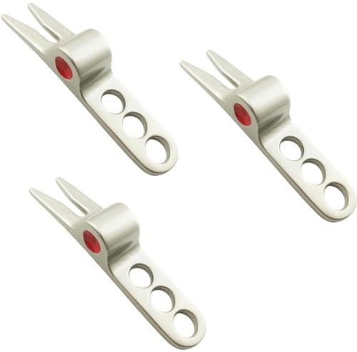 Juroicessry Pivot Pitchgabel für Golfbälle, 3 Stück, kompatibel mit Pitchgabel für Golf-Pitchgabel