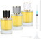 Nadinsta 3 Pezzi 50ml Bottiglia Vuota, Dispenser Viaggio, Ricaricabile Nebulizzatore Con Pipette e Tramoggia, Porta Boccette Portatile Per Viaggiare, Festa